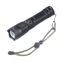 1500 lumen led long beam spot light usb aluminum xhp p50 26650 high power flashlight