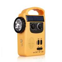 Cheap price hiking camping solar dynamo crank radio with flashlight