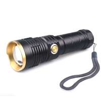 USB Torch ultra bright long range rechargeable xhp50 led flashlight