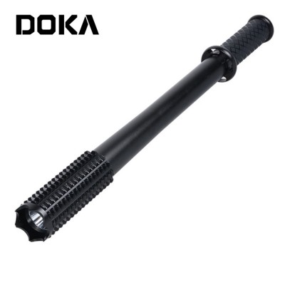 Police Security Mace Self Defensive Baton Tactical Led Torch Flashlight