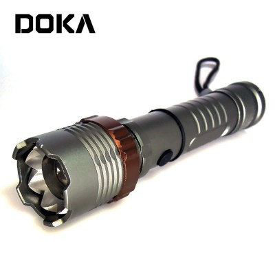 Self-defense Tactical 3000LM Zoomable XML T6 LED 18650 Super Lamp Flashlight Focus Torch