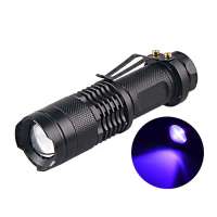 Wholesale UV Flashlight 390-395nm Mini Money Detector Purple Light Ultraviolet Torch